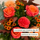 Bouquet Tons Chauds – Bouquet de deuil chaleureux