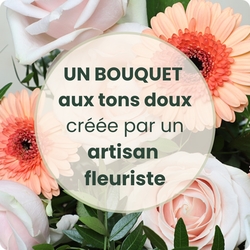 Bouquet Tons Pastel – Bouquet de deuil doux et apaisant