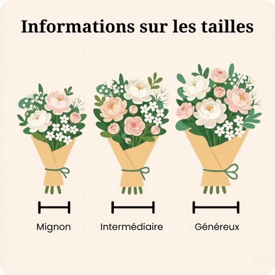 Bouquet Tons Pastel – Bouquet de deuil doux et apaisant