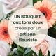 Bouquet de deuil aux tons pastel, composition sur-mesure par un artisan fleuriste