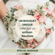 Bouquet Vive les Mariés pour féliciter les jeunes mariés