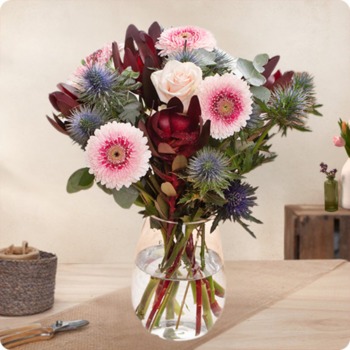 Bouquet Volupté avec du gerbera 