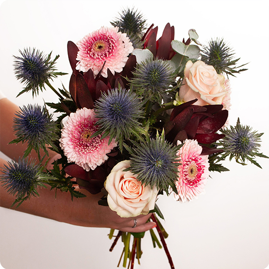 Bouquet Volupté avec du gerbera 