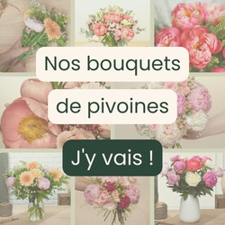 Nos bouquets de pivoines