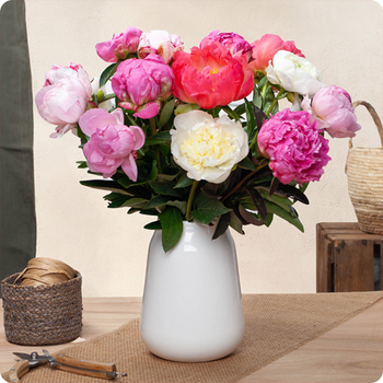 Brassée de Pivoines Variées - Livraison artisanale rapide avec 123fleurs