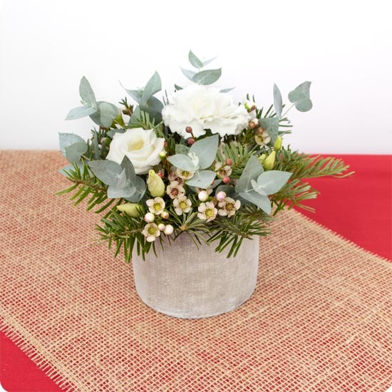Centres de table blanc