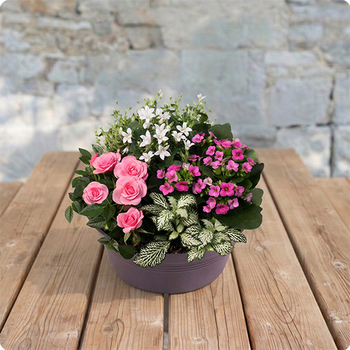 Composition Deuil Fleurs de cœur