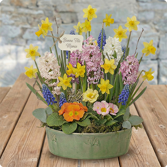 Arrangement floral Belisama - Livraison par un artisan fleuriste