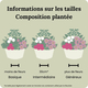 Composition Deuil Précieux souvenirs