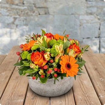 Composition Deuil Tendres Pensées 