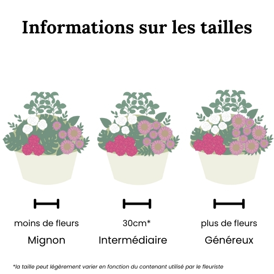 Une composition colorée et facile d’entretien
