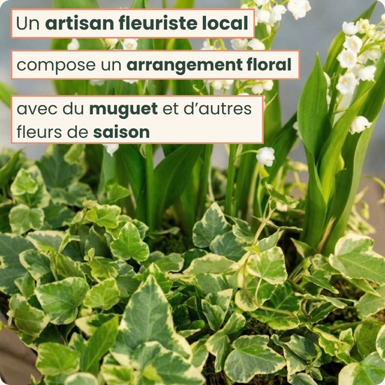 Votre composition est préparée avec attention, selon vos souhaits, en respectant le style, les couleurs et les fleurs principales que vous avez choisies.