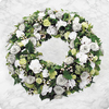 Couronne de fleurs blanche Nuage d'Amour