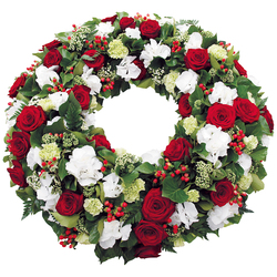 Couronne mortuaire | Livraison de fleurs de deuil | 123fleurs