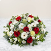 Coussin de fleurs Gaïa - Livraison rapide de compositions florales funéraires avec 123fleurs