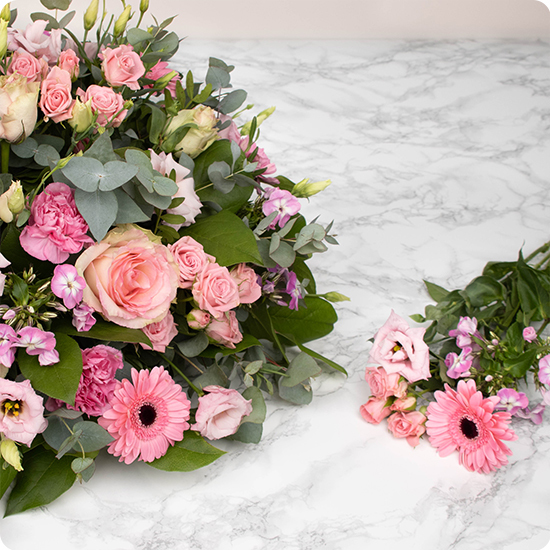 Coussin de fleurs Iris