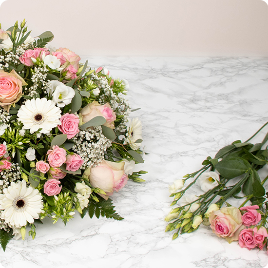 Coussin de fleurs Orion