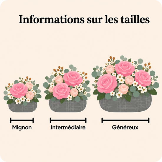 Éloge – Composition deuil tons roses