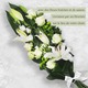 Gerbe de fleurs de deuil - Livraison 123fleurs