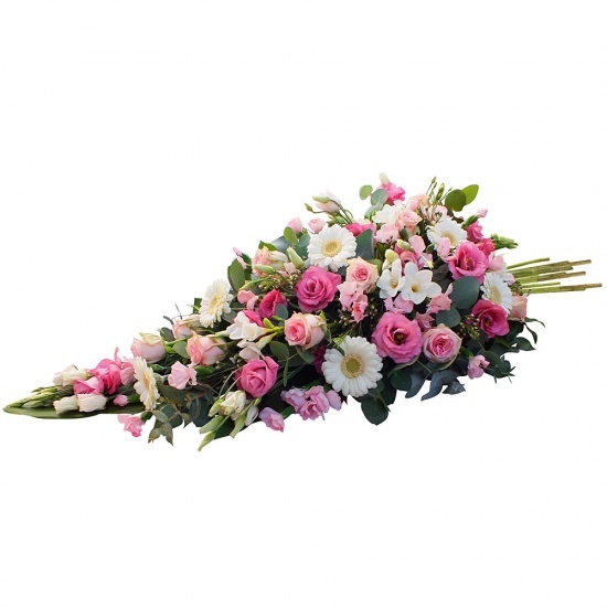 Gerbe de fleurs piquées deuil Antiope - Livraison de fleurs | 123Fleurs