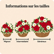 Composition de deuil Hélios, roses rouges et lisianthus blanc en panier osier