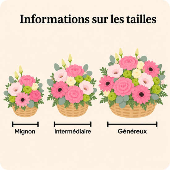 Louange – Composition deuil tons roses