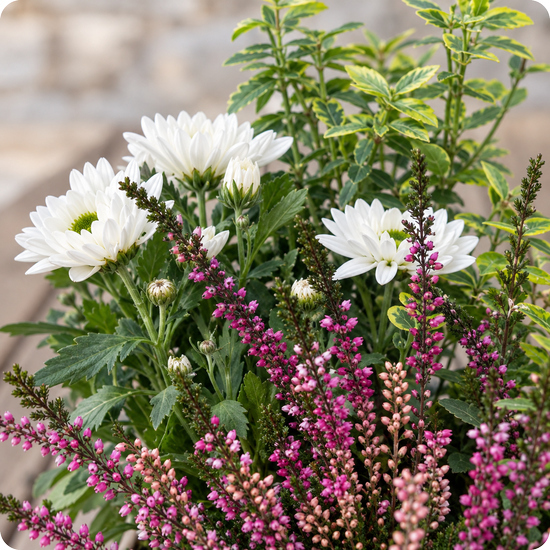 Livraison 7j/7, possible sur tombe avec 123fleurs.