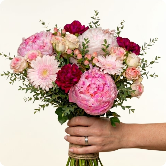 Bouquet Pivoines de saison – Fête des Mères – Livraison 123fleurs