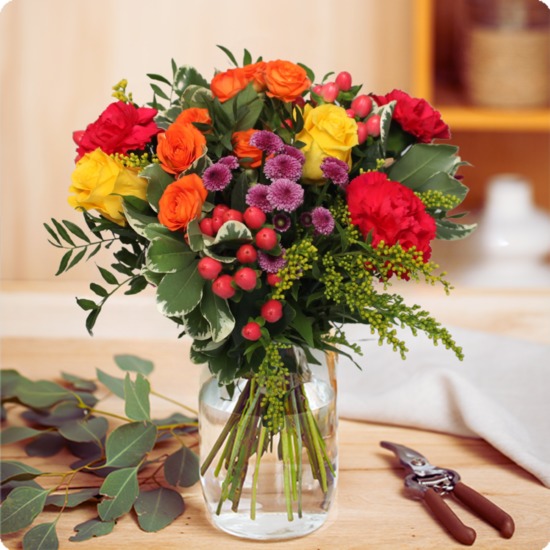 bouquet Plaisir d'offrir - Une explosion de couleurs éclatantes