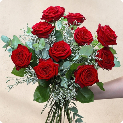 Offrez l’amour avec les Roses Saint-Valentin de 123fleurs. Un bouquet de roses rouges pour une Saint-Valentin intense. Livraison en 4h partout en France.
